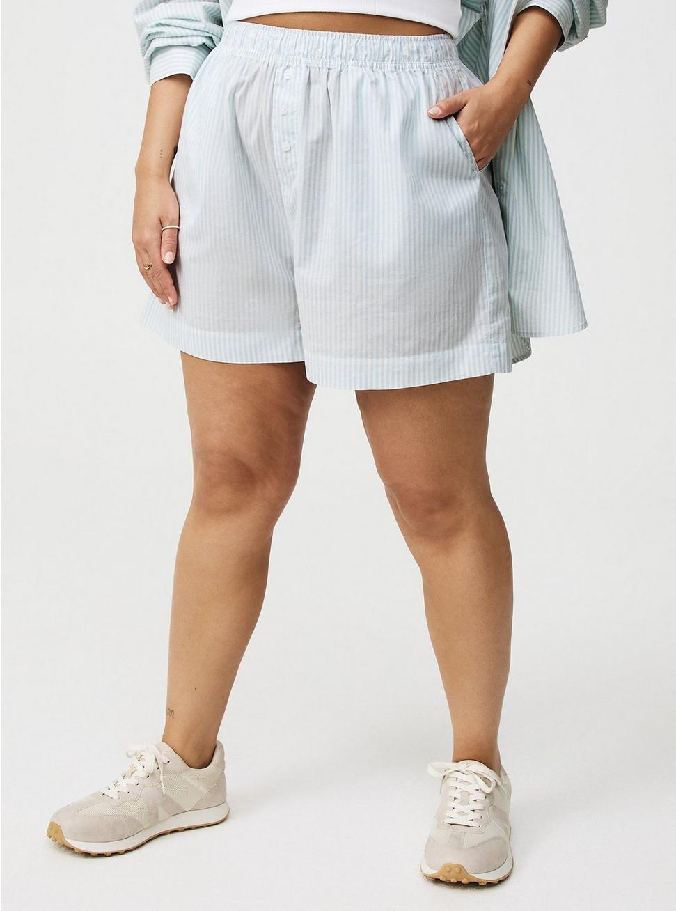 Cotton Boxer High-Rise Short Product Image