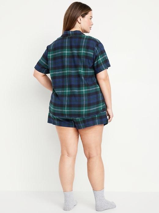 Printed Flannel Pajama Set for Men Product Image