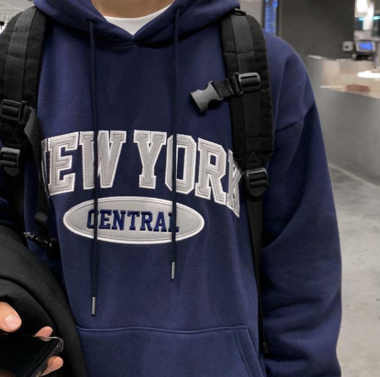 RT No. 4301 NEW YORK LETTERED HOODIE Product Image