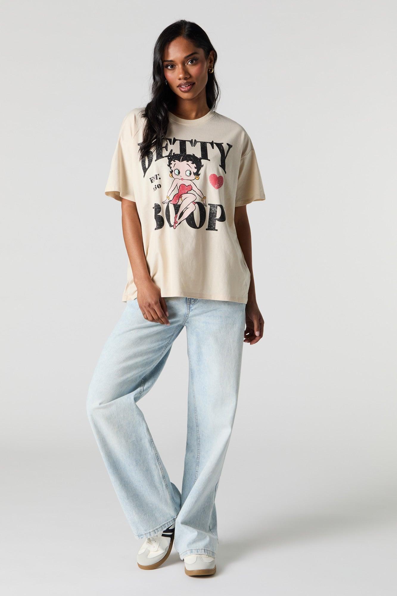 Betty Boop Graphic Boyfriend T-Shirt Female Product Image
