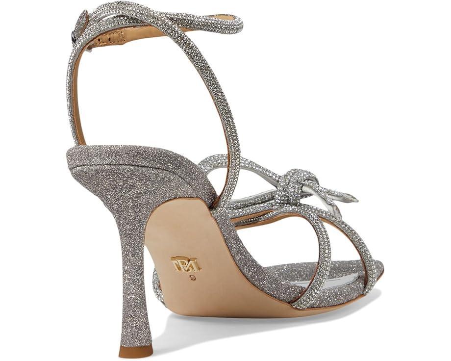 Allie Bow-Trim Satin Sandals Product Image