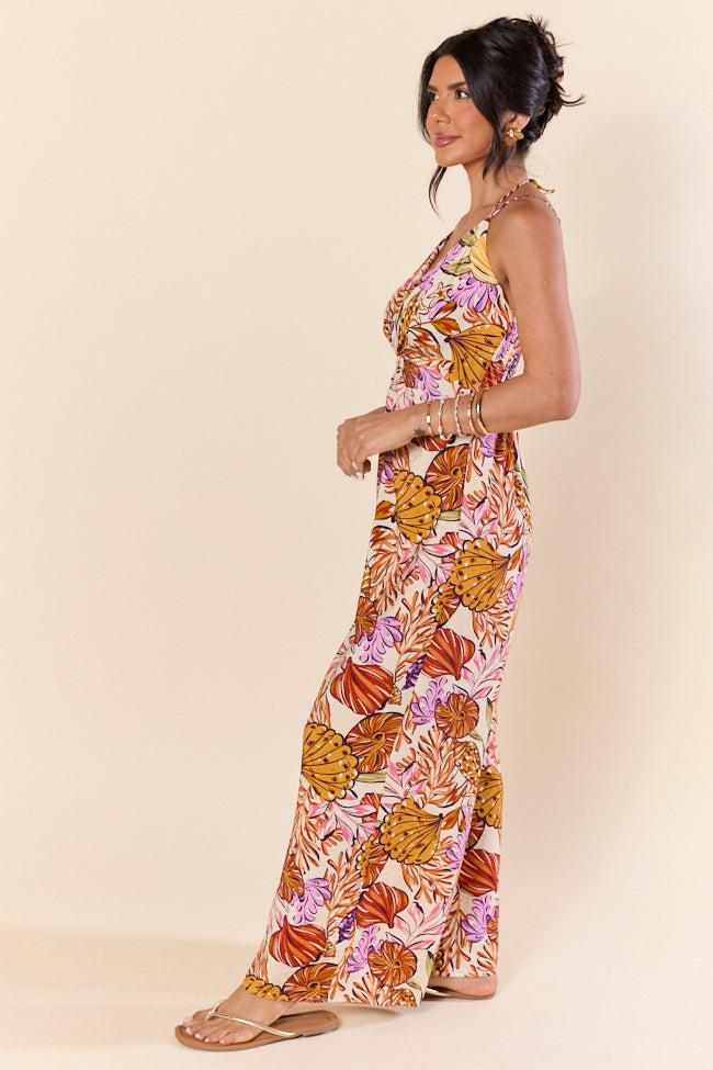 Lush Tropics Tropical Print Jumpsuit FINAL SALE Product Image