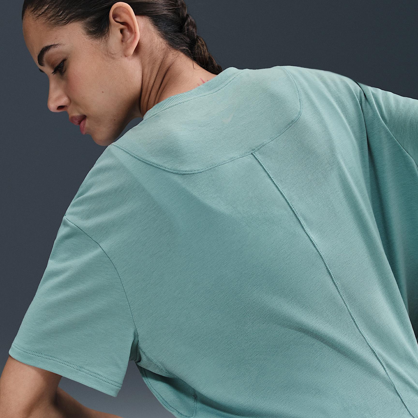 Nike Women's One Relaxed Dri-FIT Cropped Short-Sleeve Top Product Image