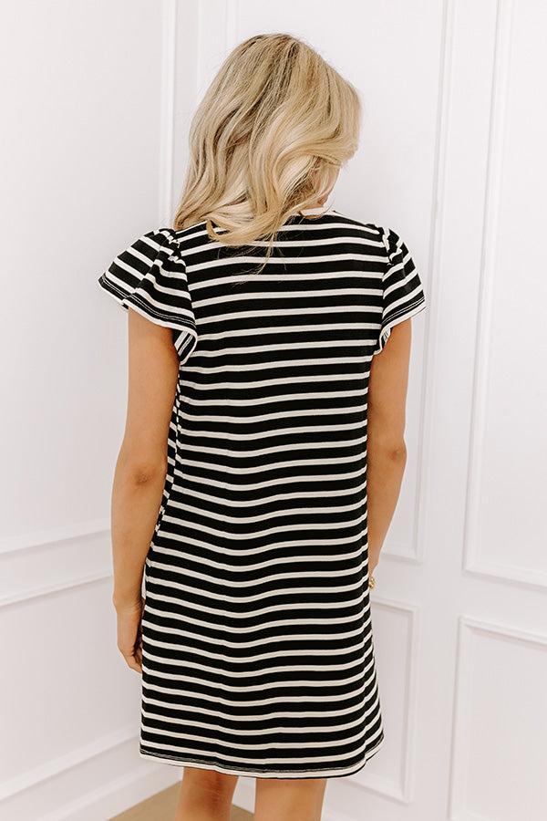 Bold Bands Front Tie Mini Dress Product Image