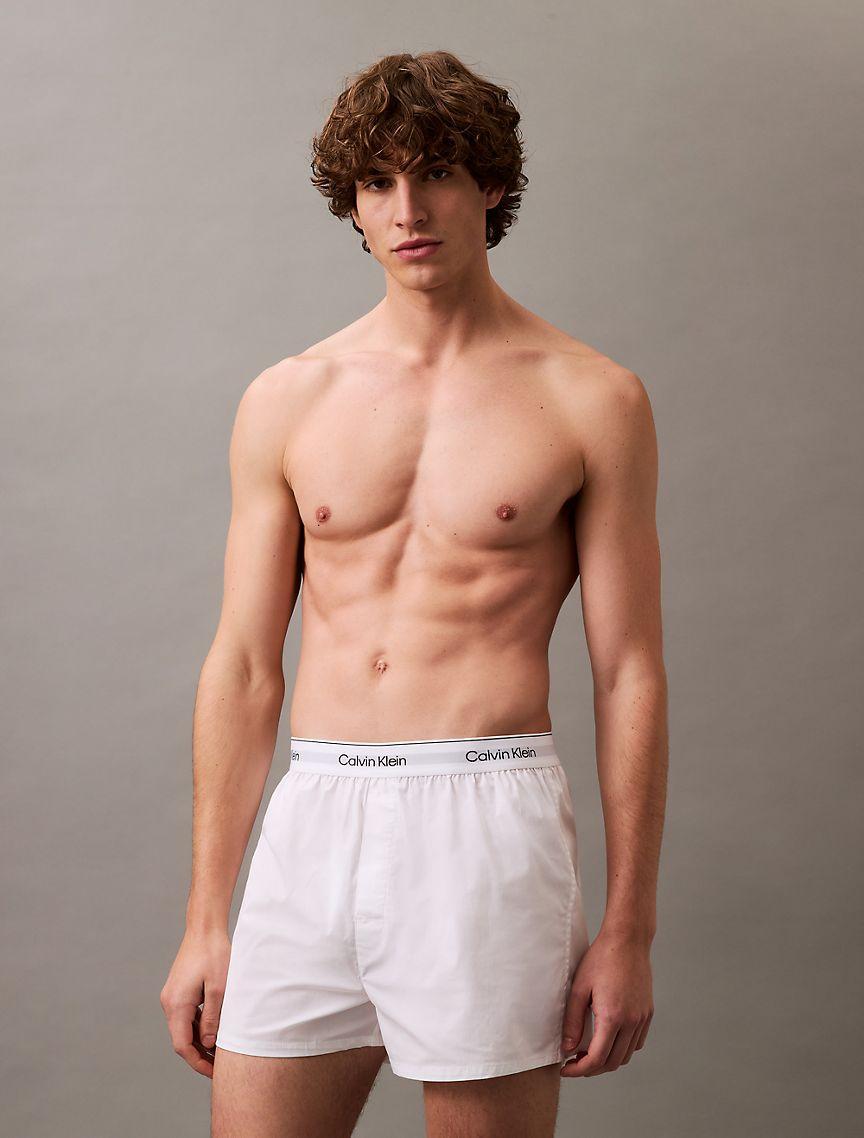Calvin Klein Men's Icon Cotton Stretch 3-Pack Slim Boxer - Multi - L Product Image
