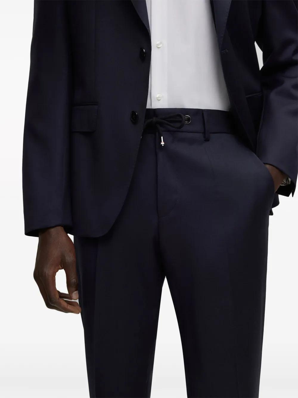 H-Genius-DS-B1 slim-cut trousers Product Image