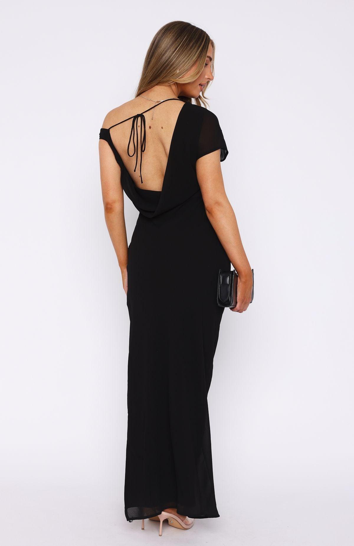 Don't You Forget Maxi Dress Black Product Image