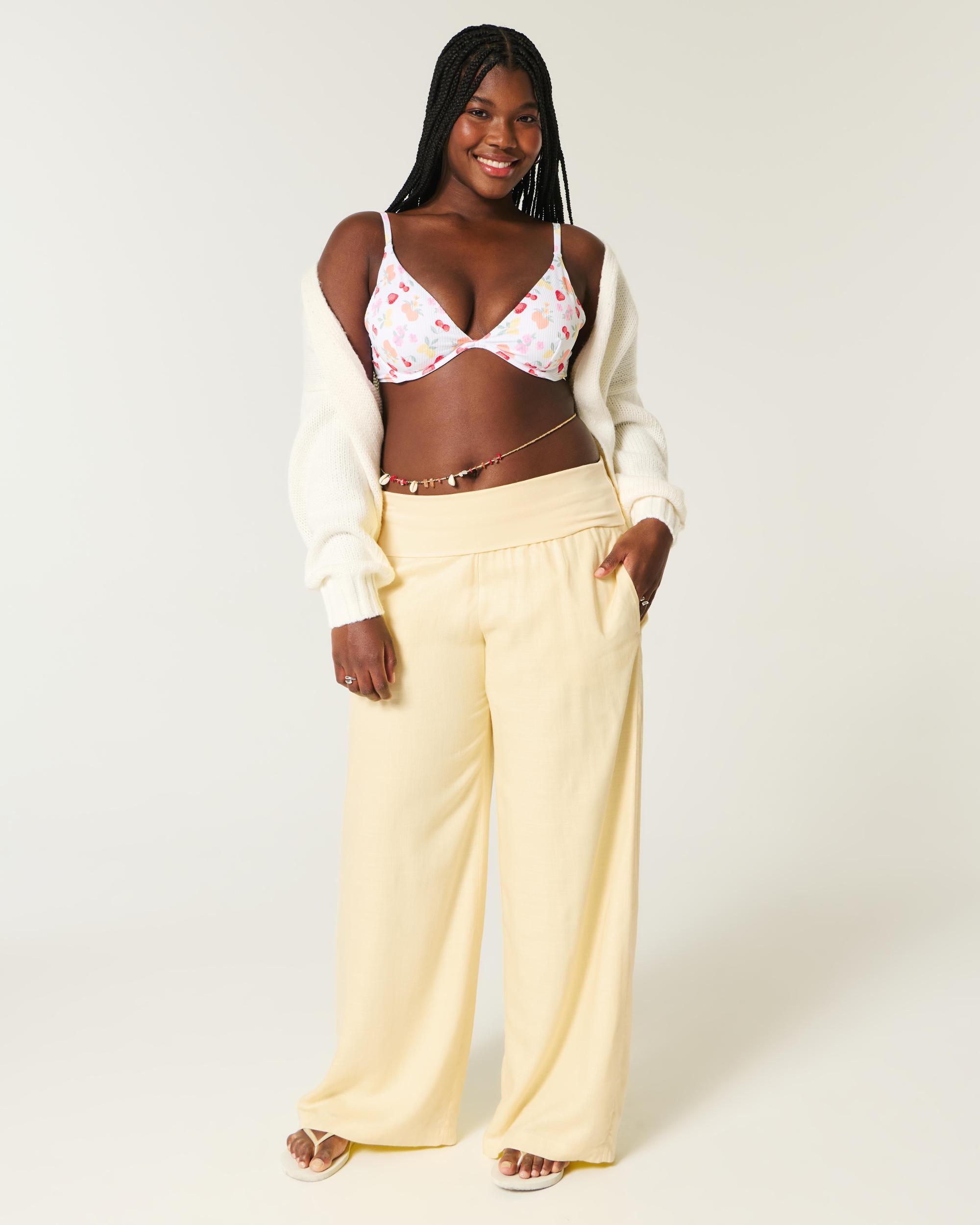 Foldover Waist Super Baggy Pants Product Image