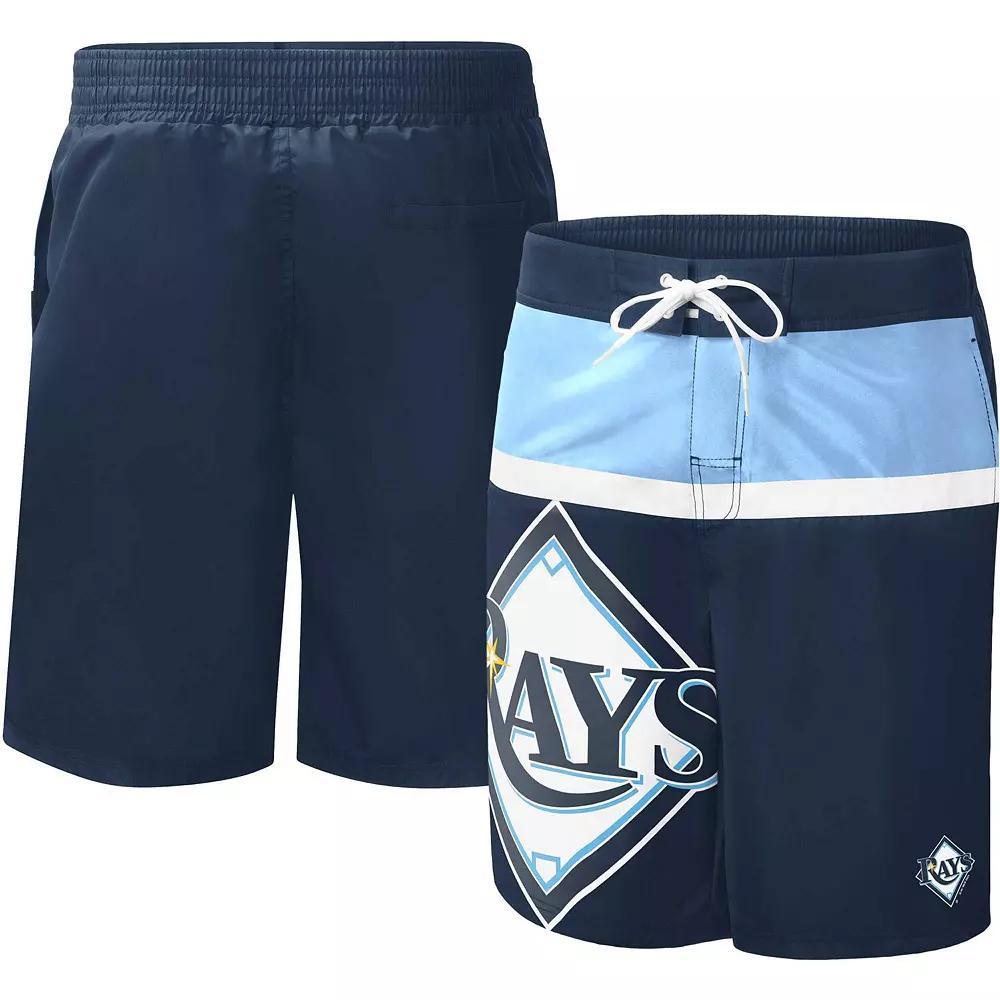 Men's G-III Sports by Carl Banks Navy Tampa Bay Rays Sea Wind Swim Shorts, Size: Medium, Blue Product Image