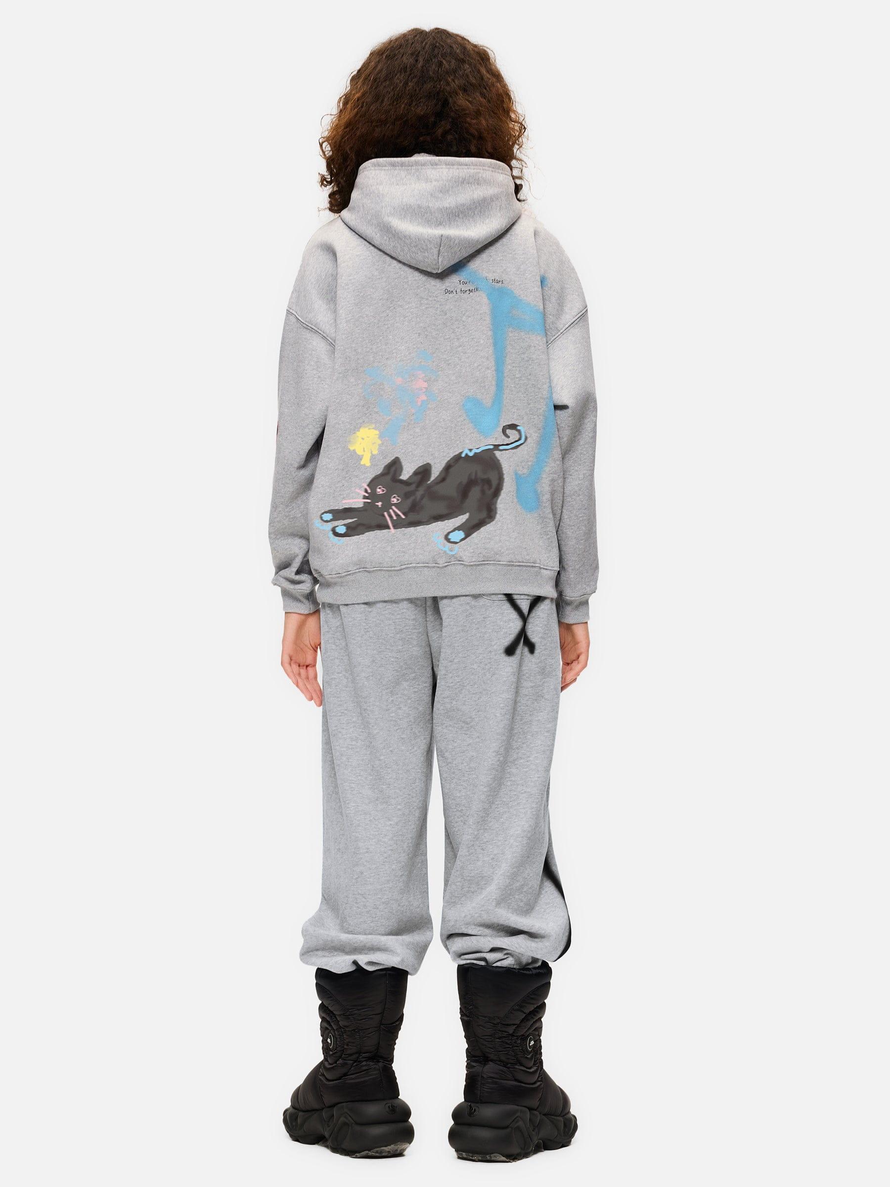 Aelfric Eden Cartoon Floral Graphic Hoodie Product Image