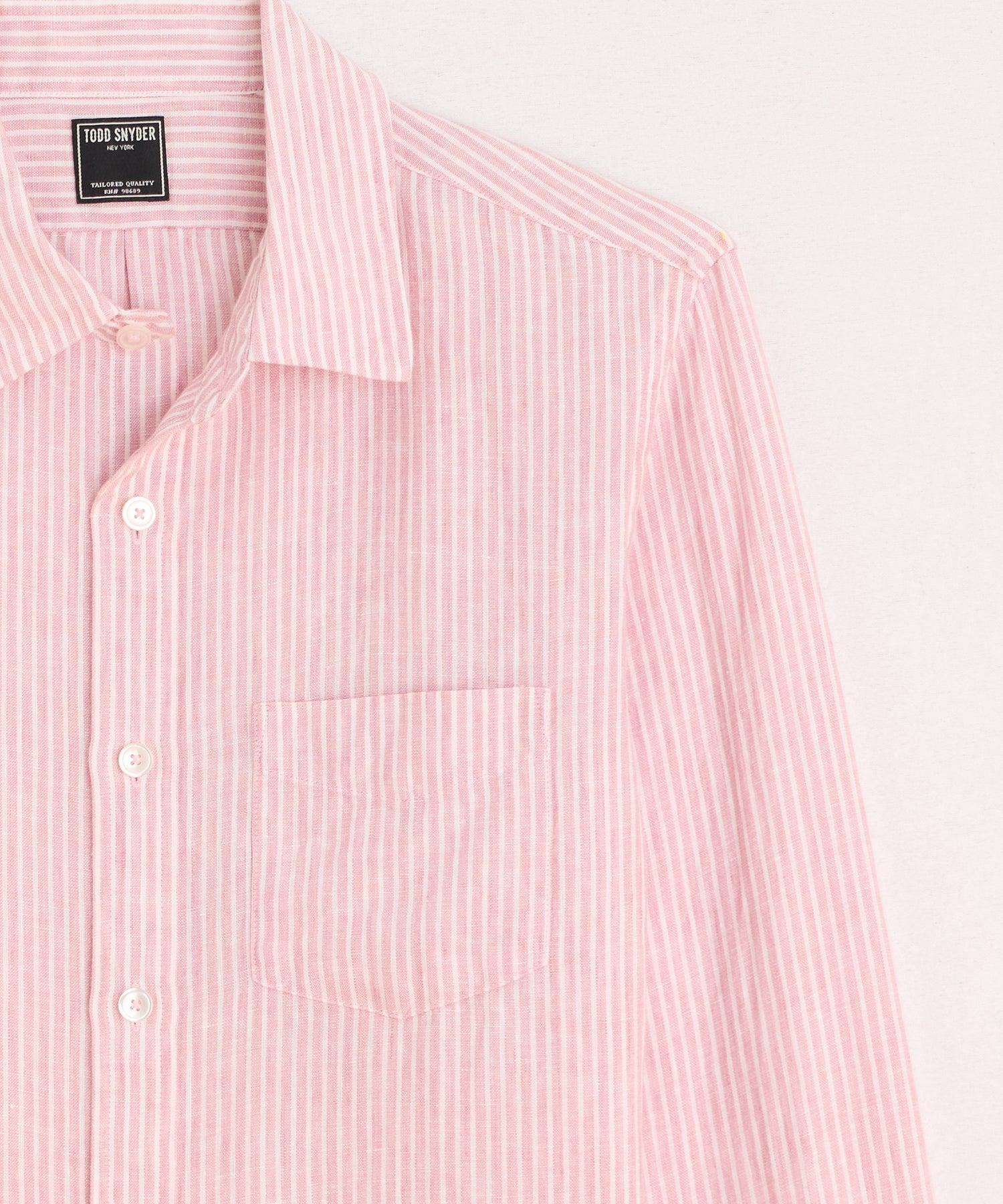Sea Soft Irish Linen Point Collar Shirt Product Image