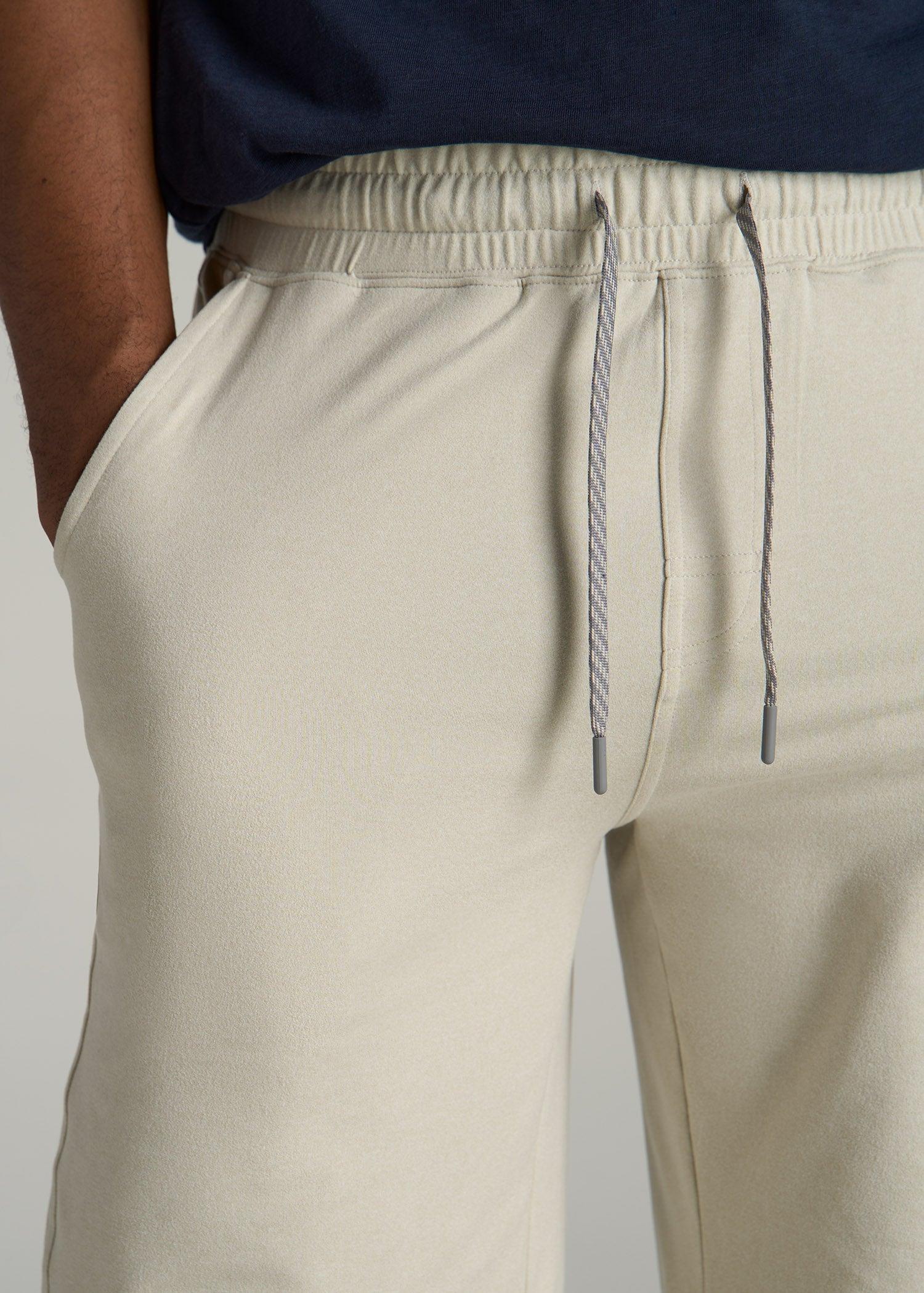 Weekender Stretch Lounge Shorts for Tall Men in Black Product Image