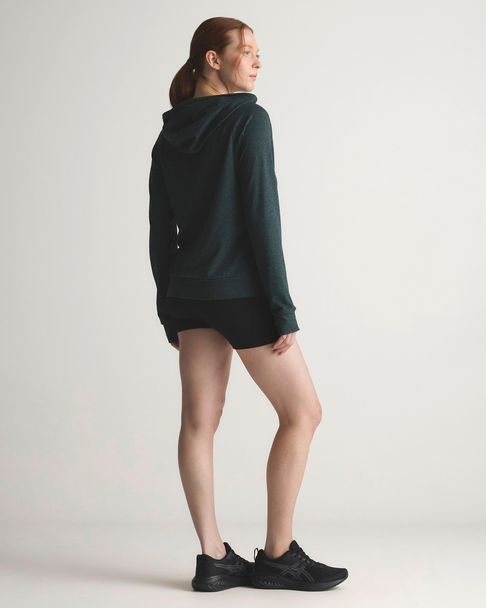 Quince | Women's Super Soft Performance Pullover Hoodie Flowknit Activewear, Size XL, Recycled Polyester Product Image