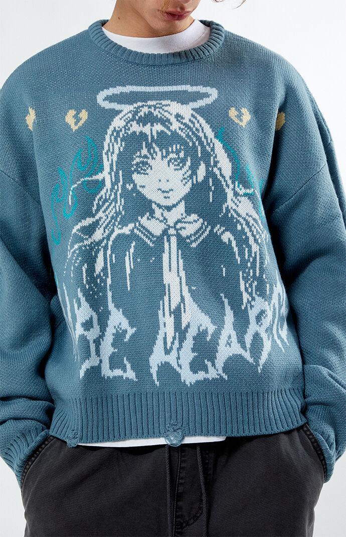 Men's Rare Hearts Cropped Sweater Product Image