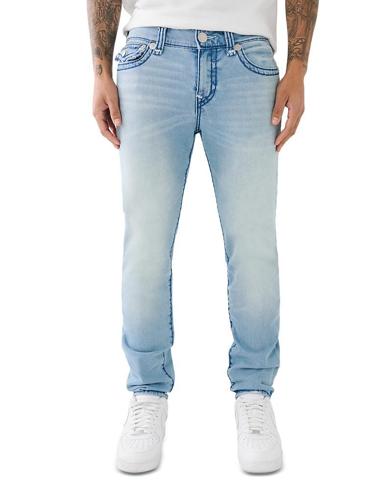 True Religion Rocco Super-T Regular Fit Skinny Leg Comfort Stretch Denim Jeans Product Image