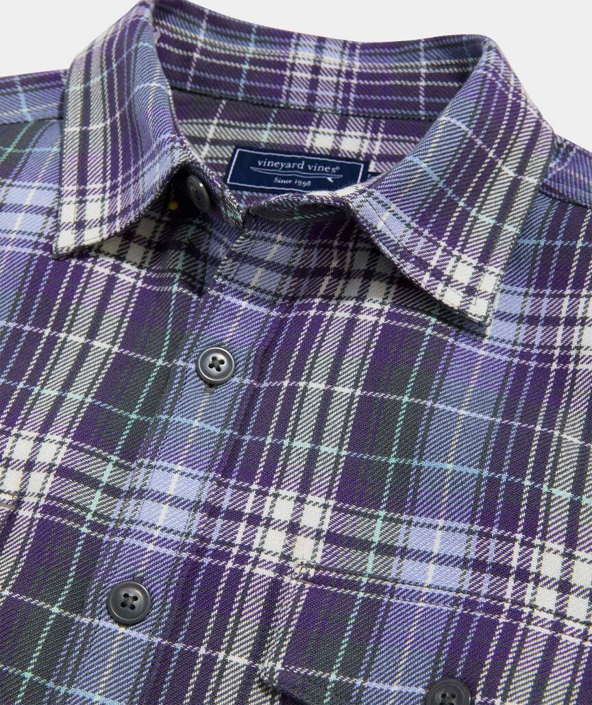 Cutwater Plaid Twill Utility Shirt Product Image