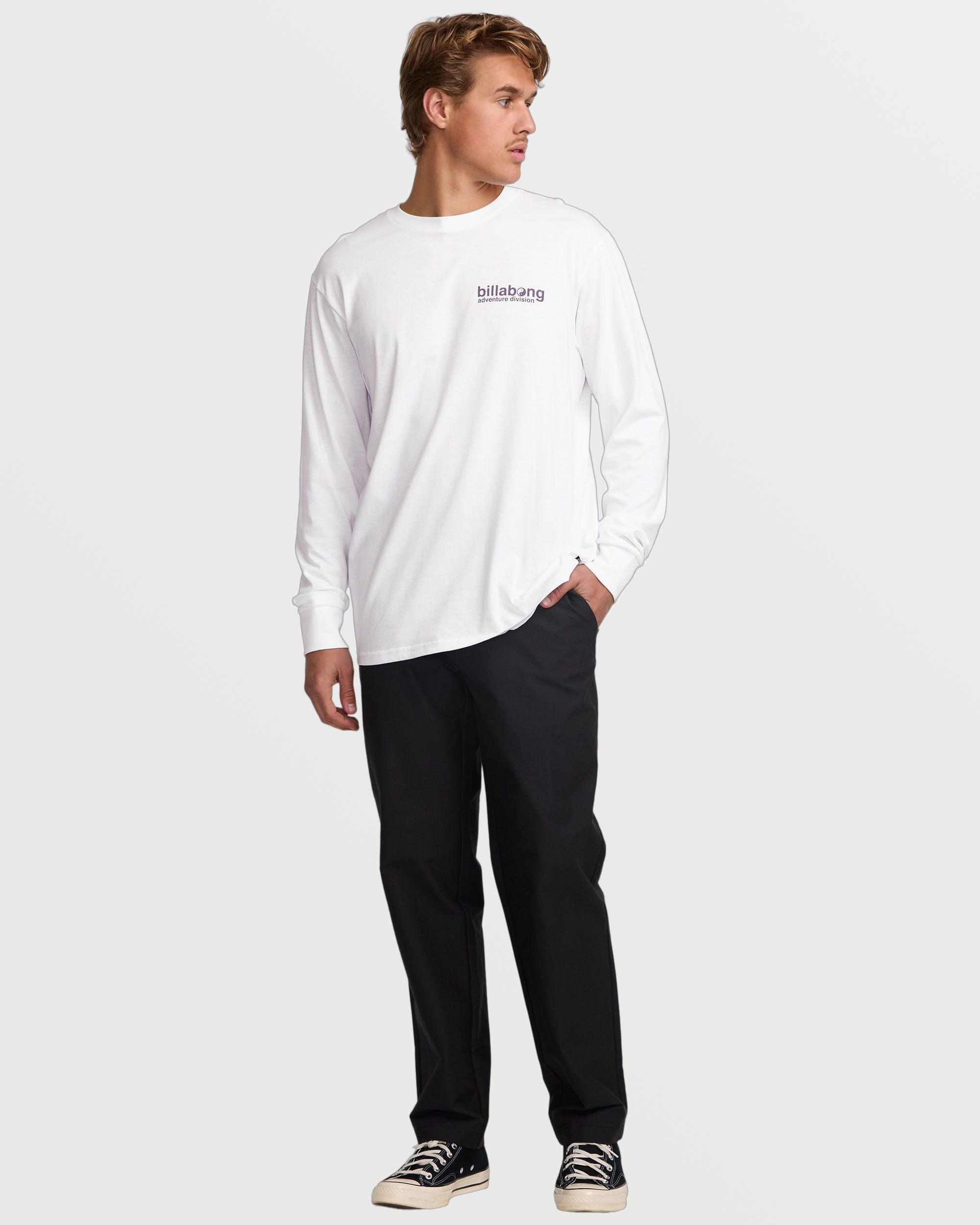Grow A/Div Long Sleeve Tee - White Male Product Image