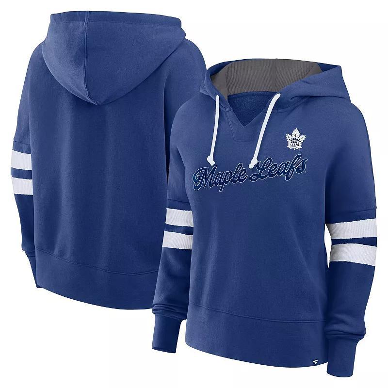 Women's Fanatics Red Chicago Blackhawks Seize Fleece Pullover Hoodie, Size: Small Product Image