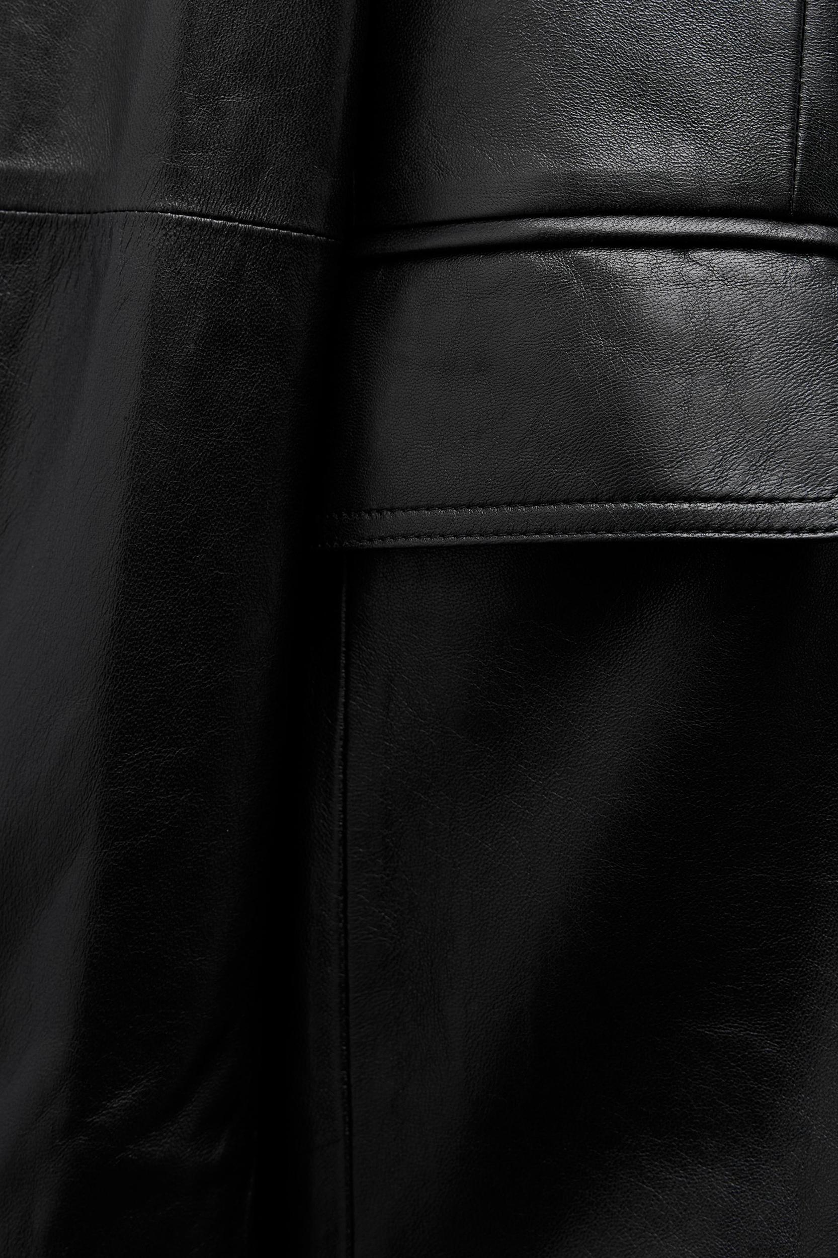 100% LEATHER BLAZER ZW COLLECTION Product Image