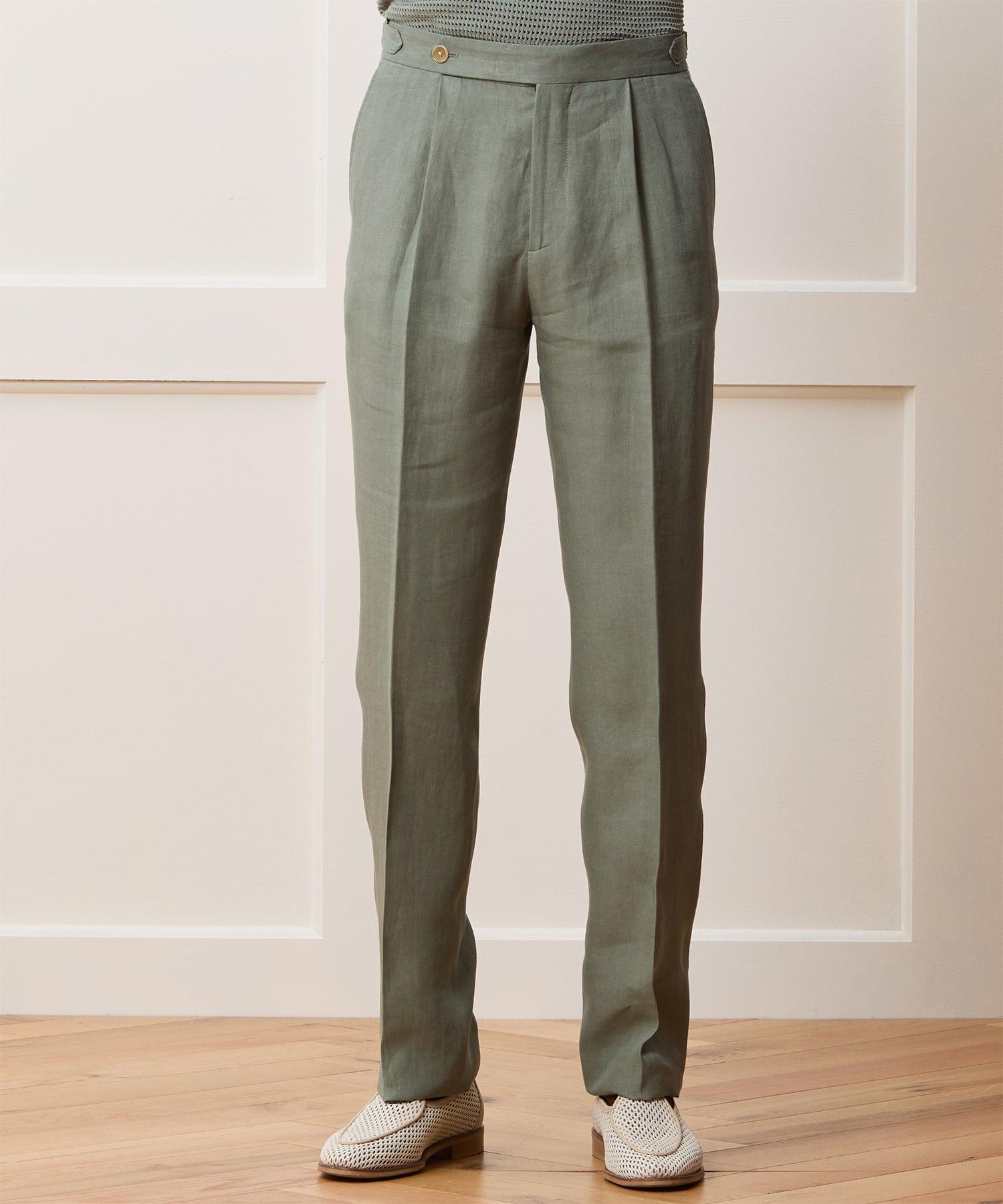 Italian Linen Double-Breasted Suit Product Image