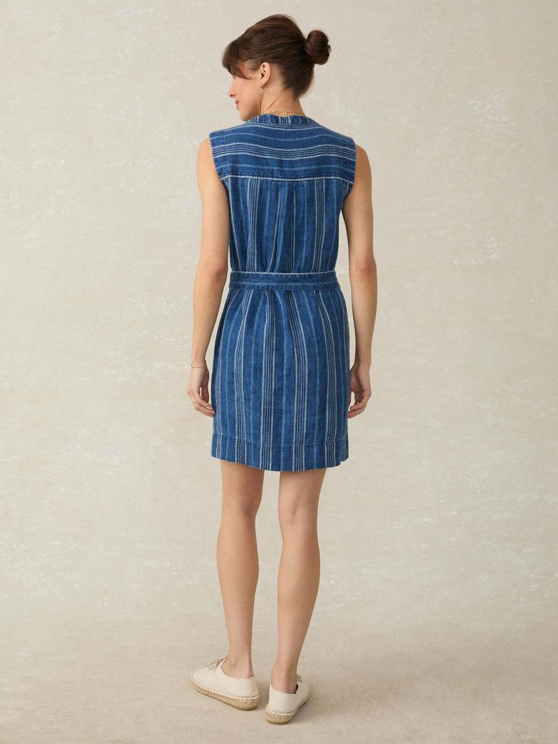 Avalon Dress - Dockside Stripe Product Image