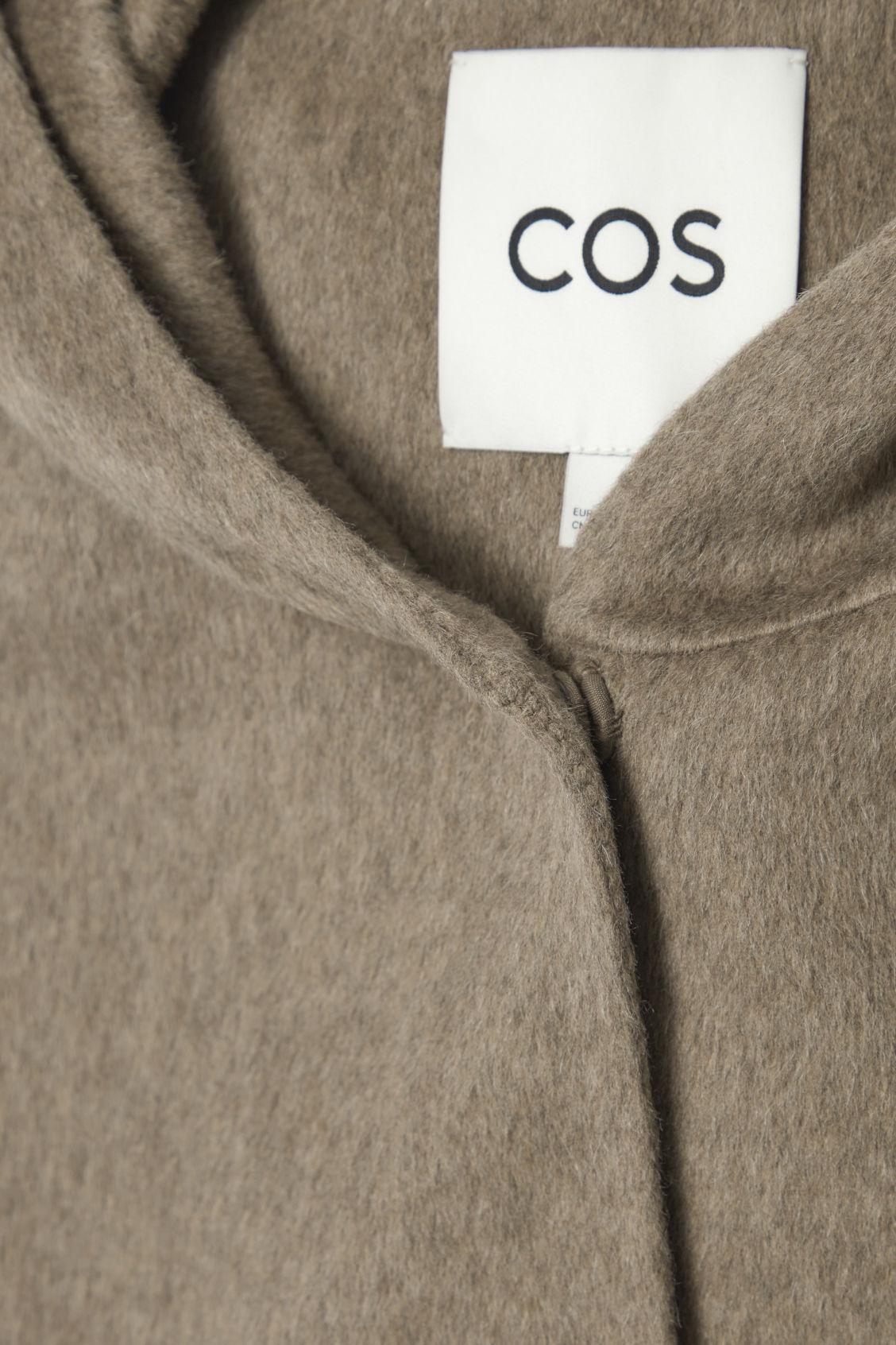 DOUBLE-FACED WOOL HYBRID HOOD Product Image