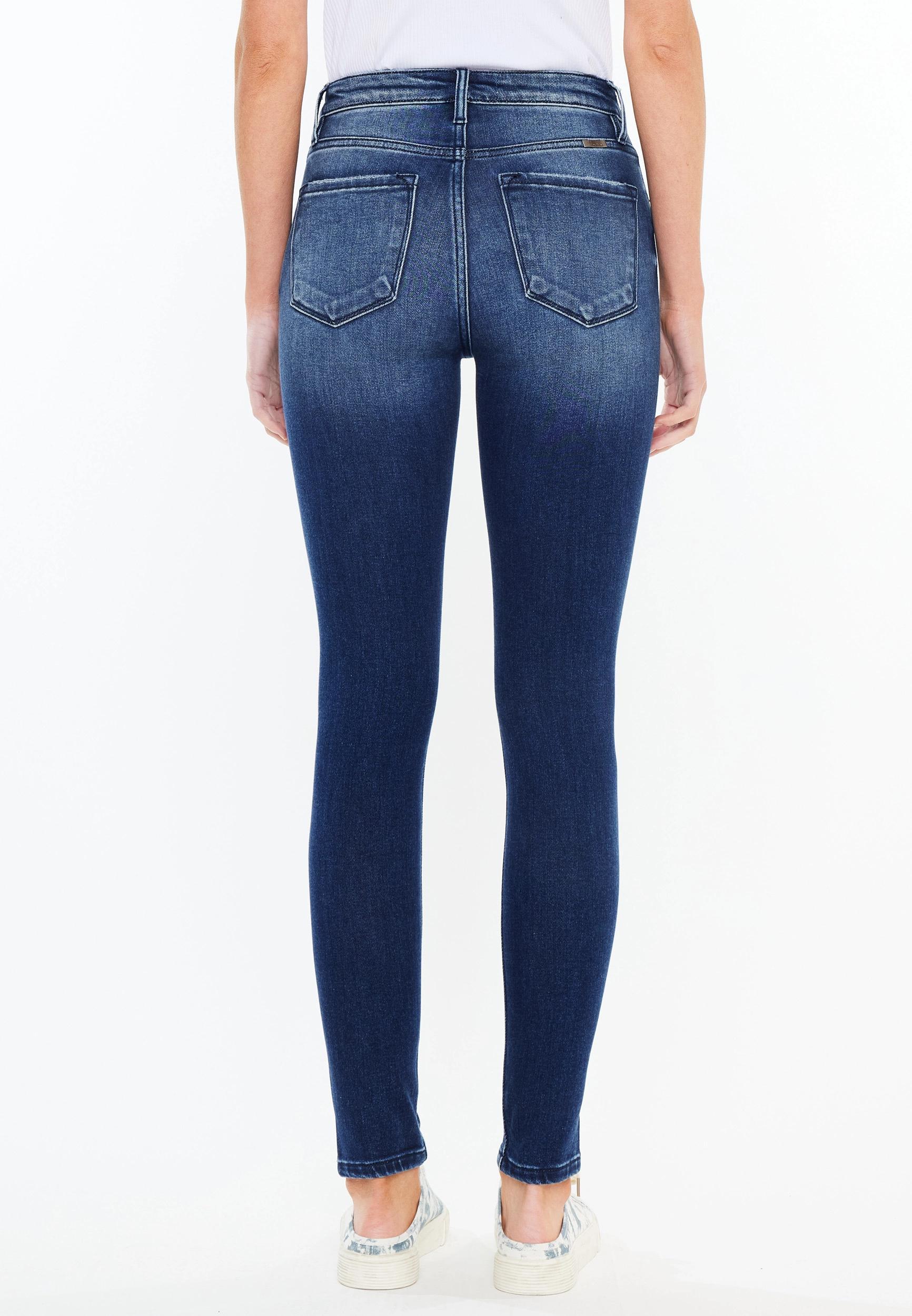 Kancan Kancan Womens Curvy High Rise Dark Skinny Jeans Blue Size 23 - Maurices Product Image
