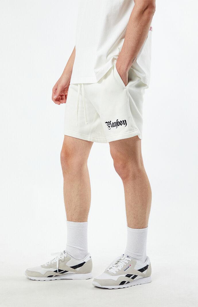 Playboy By PacSun Mens Engingeered Fleece Shorts Product Image