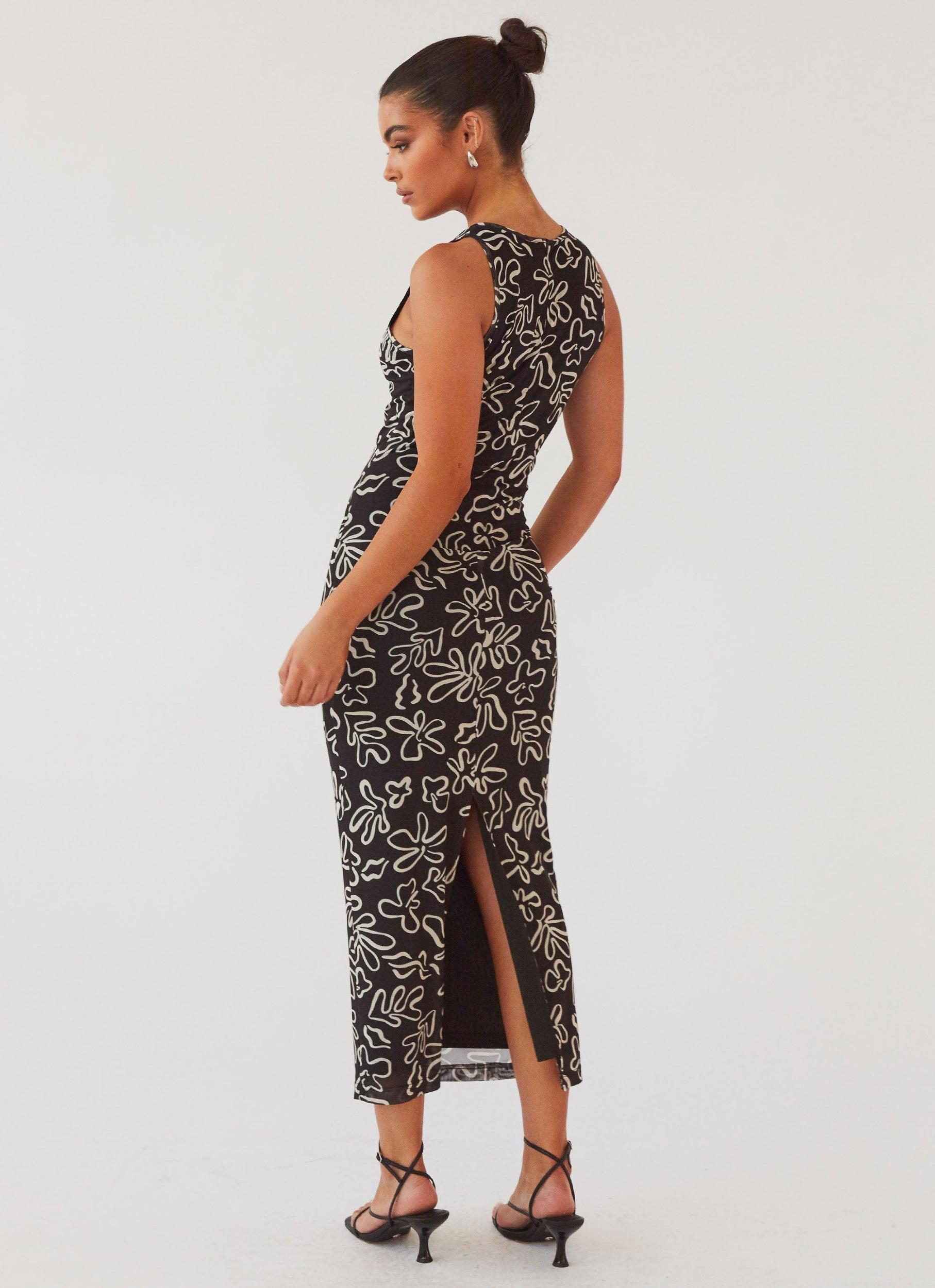 All Eyes On Me Maxi Dress - Petal Gloom Product Image