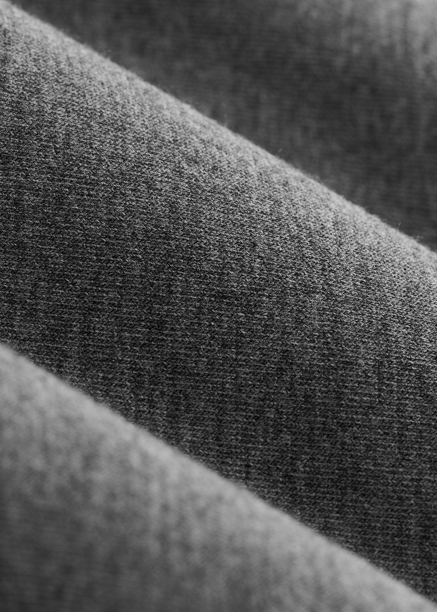 Open-Bottom Tall Men's Pajama Pants in Charcoal Mix Product Image