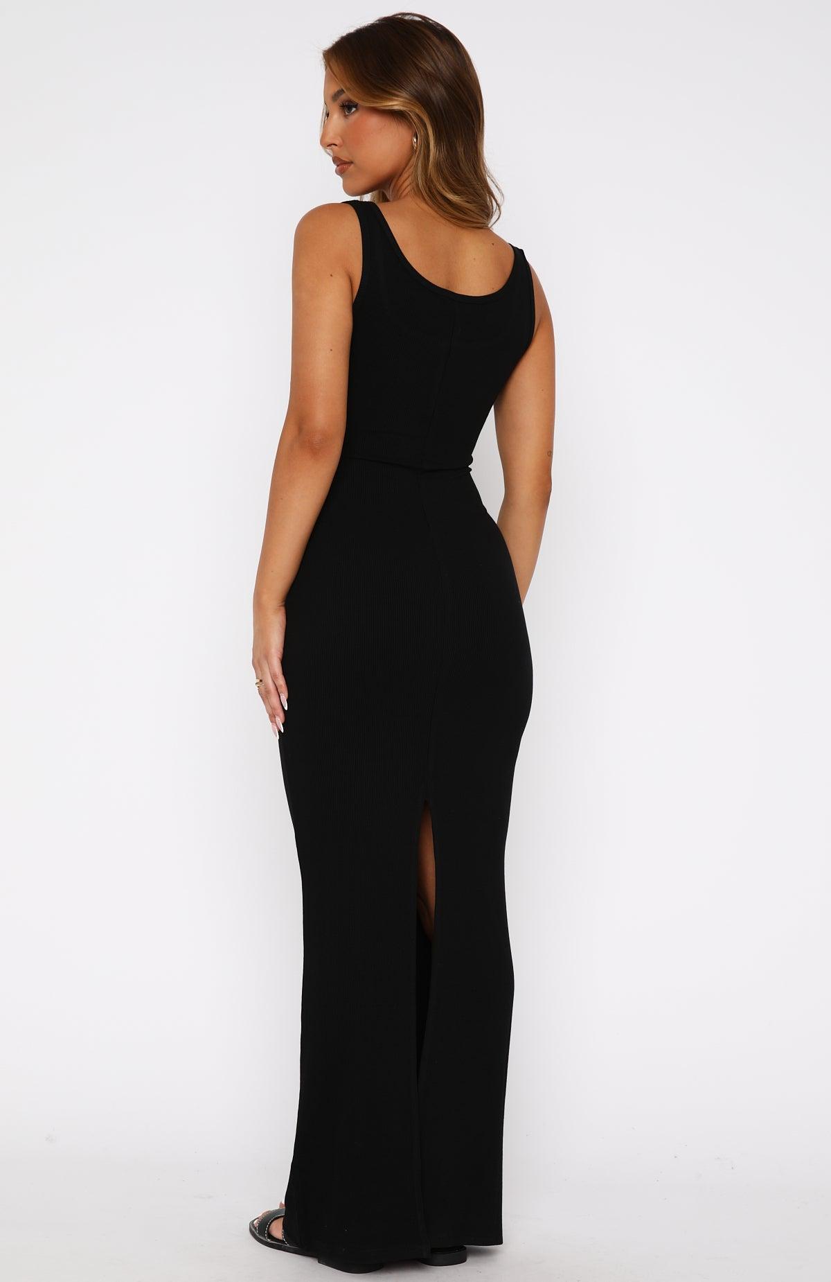 Living Comfy Maxi Dress Black Product Image
