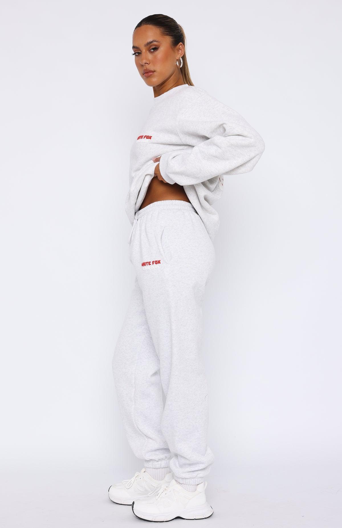 Love Club Sweatpants Grey Marle Product Image