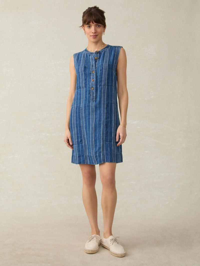 Avalon Dress - Dockside Stripe Product Image