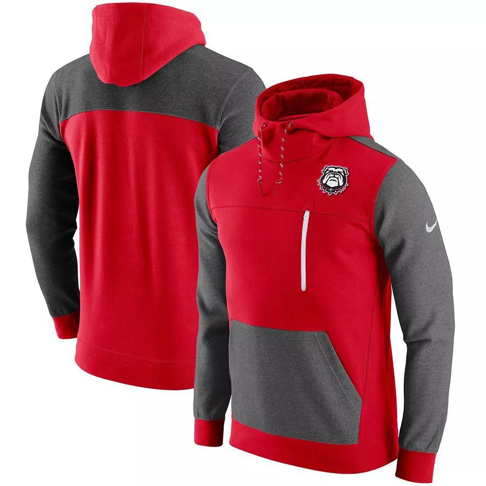 Men's Nike Black Ohio State Buckeyes AV-15 2.0 Slim Fit Pullover Hoodie, Size: Large Product Image