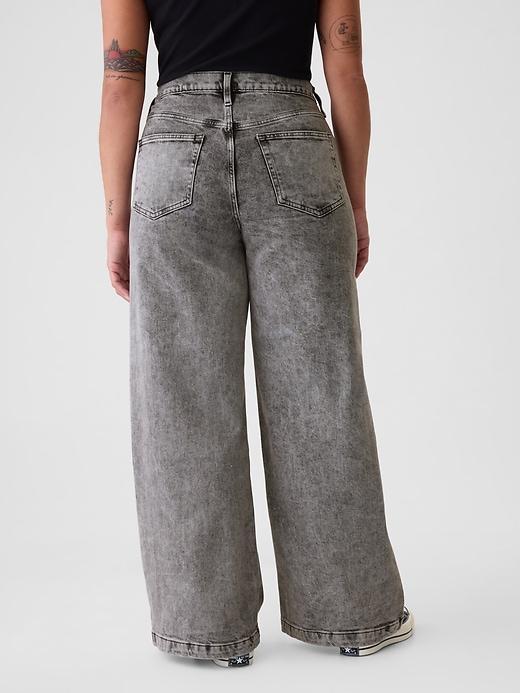 High Rise Stride Wide-Leg Jeans Product Image