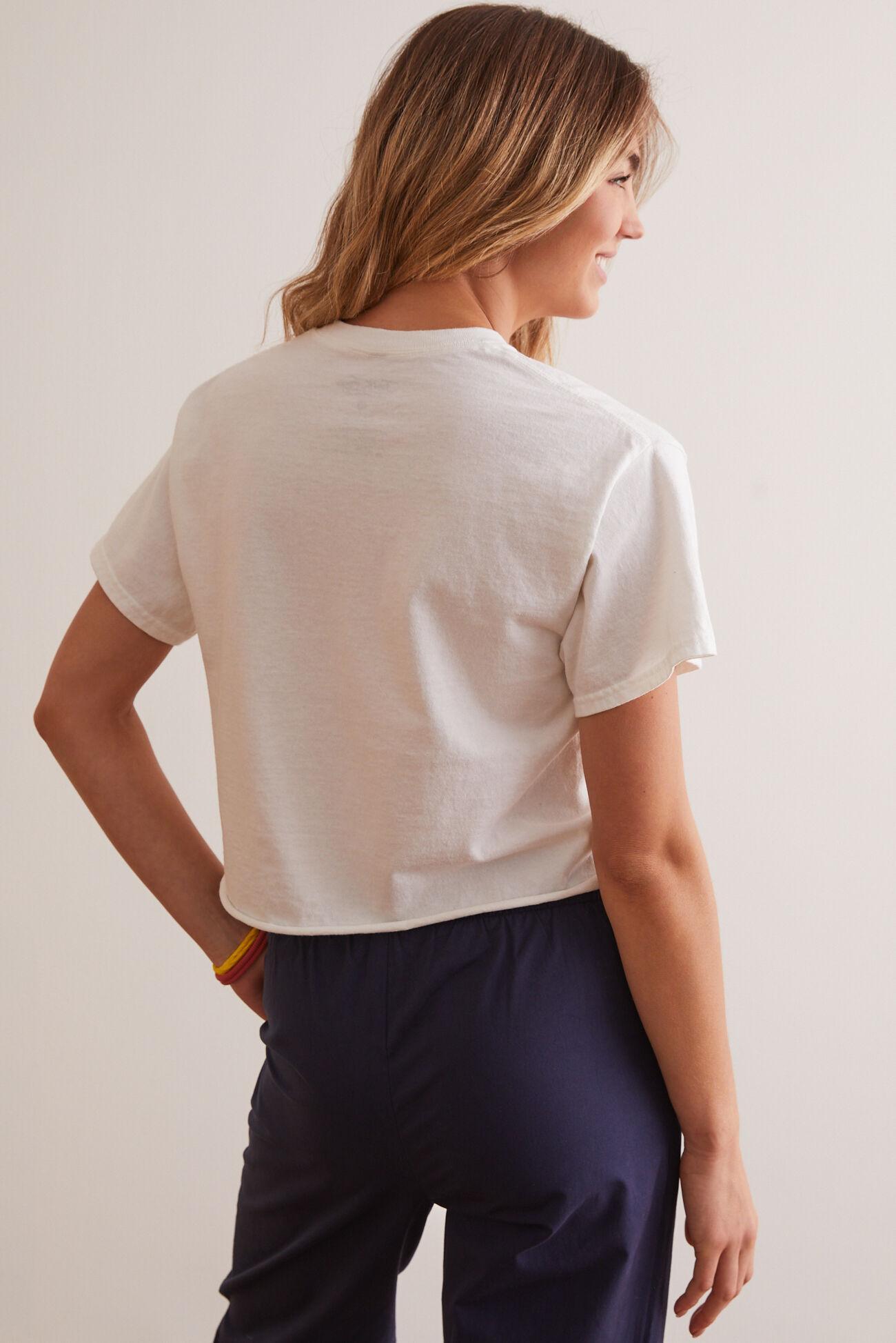 Saint Tropez Cropped Graphic Tee Product Image