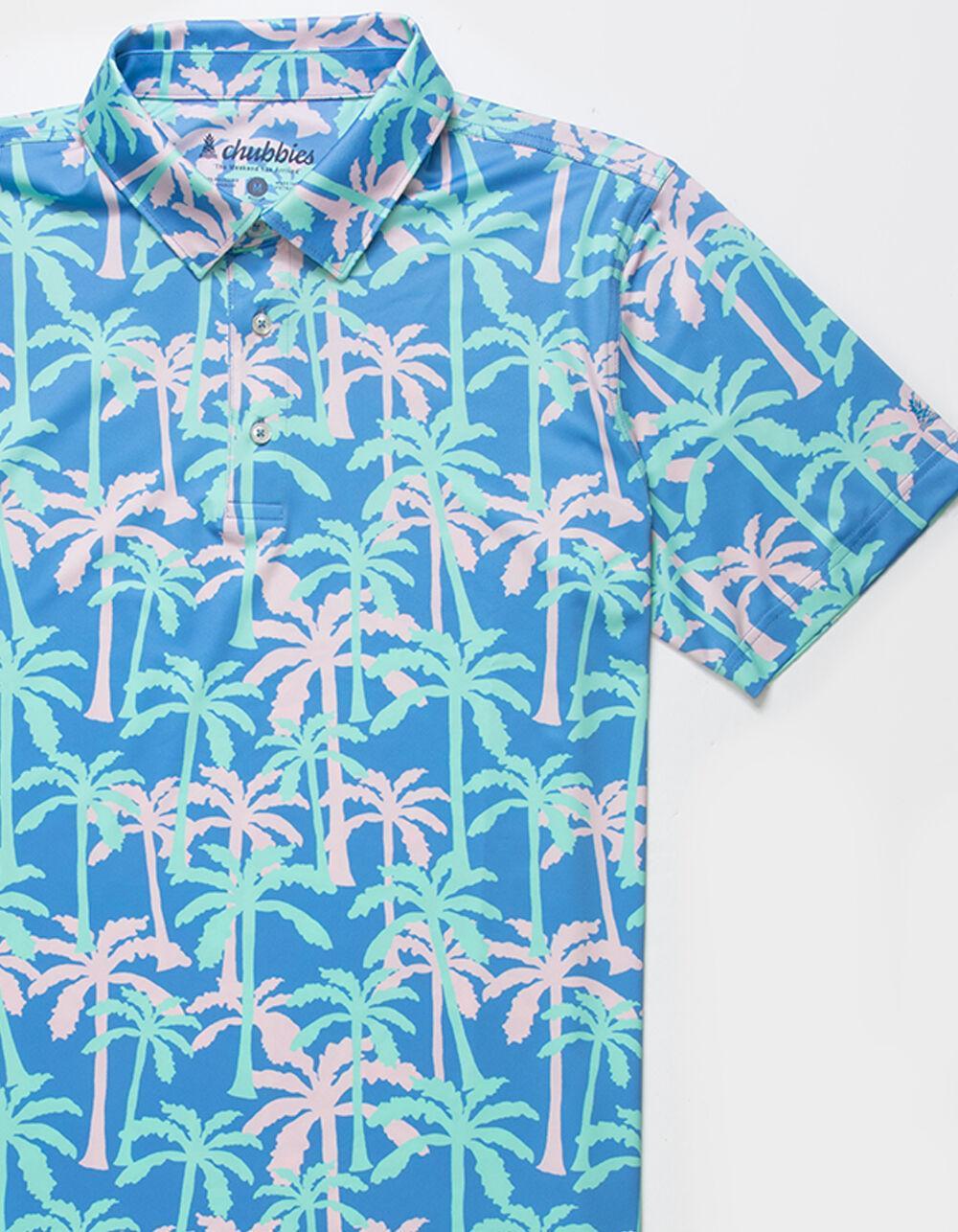 CHUBBIES Polo Performance Mens Shirt - BLUE COMBO Product Image