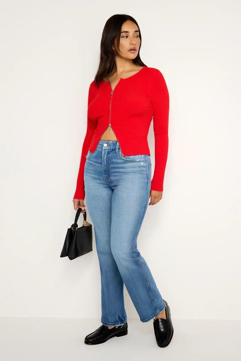 GOOD CURVE STRAIGHT JEANS | INDIGO338 Product Image