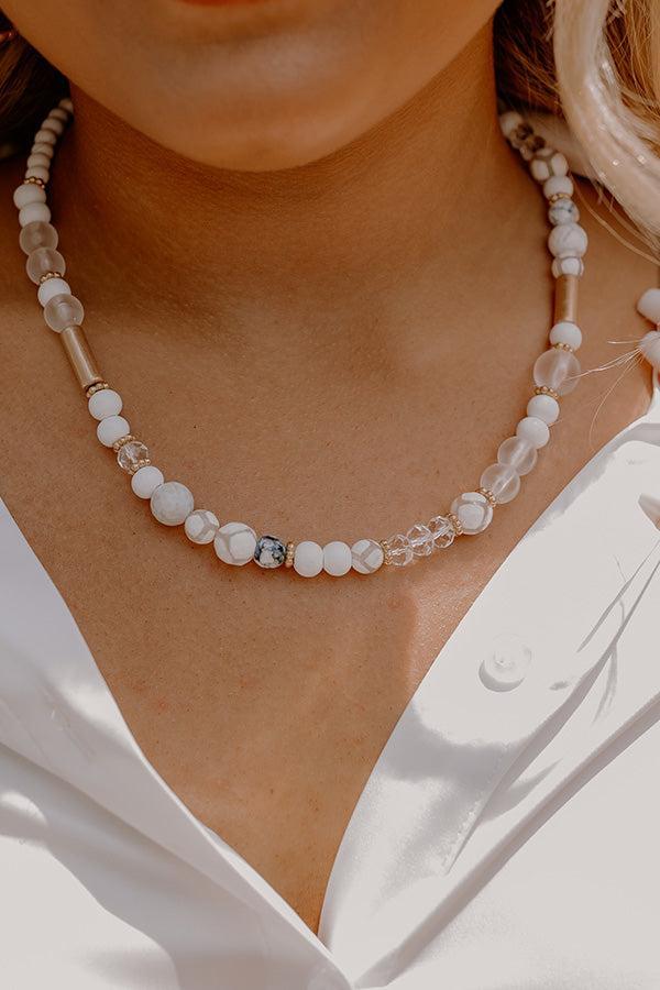 Promised Love Necklace In White Product Image