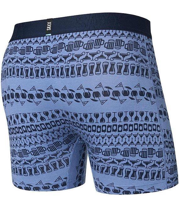 SAXX DropTemp™ Cooling Printed 5#double; Inseam Boxer Briefs Product Image