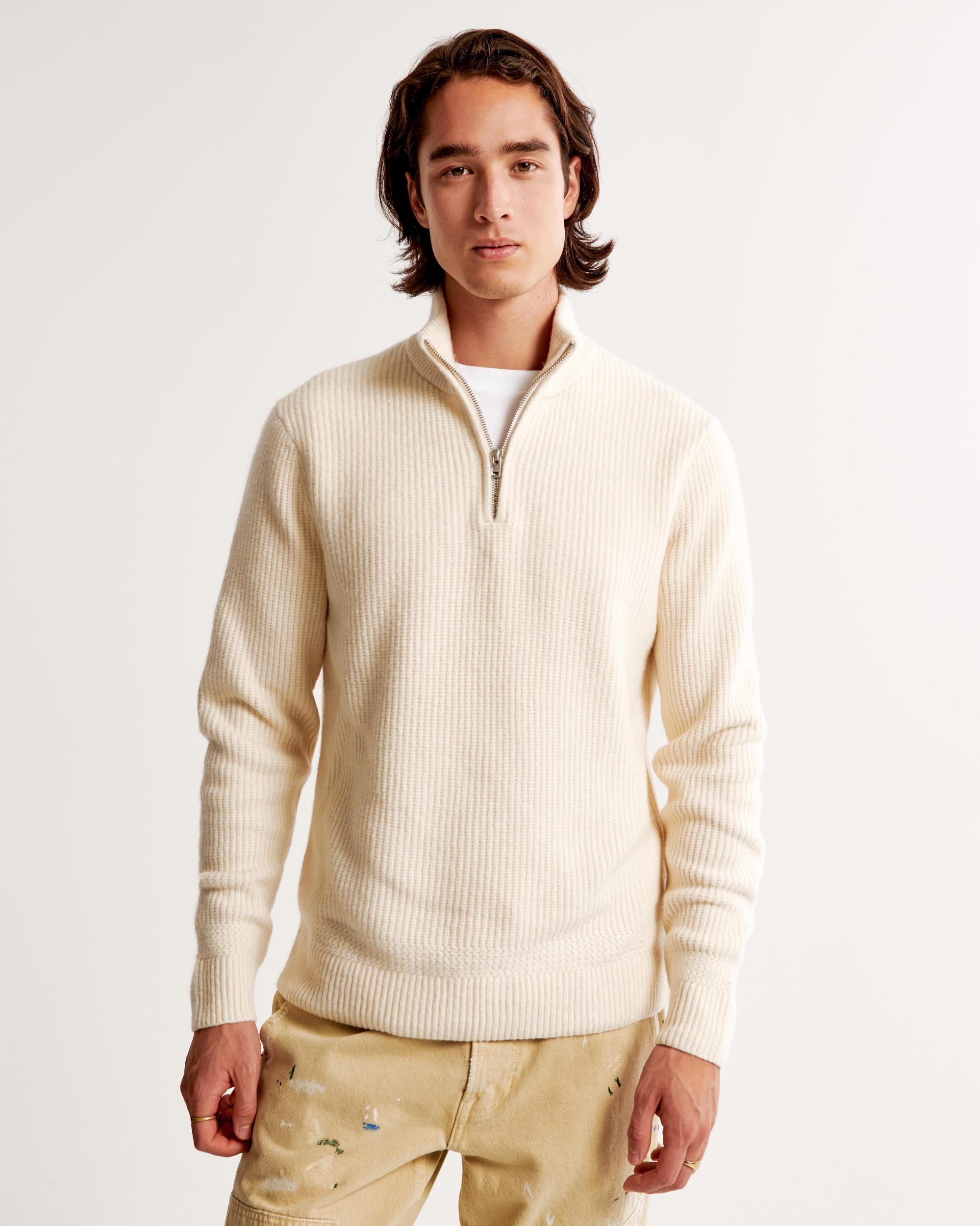 Elevated Quarter-Zip Sweater Product Image