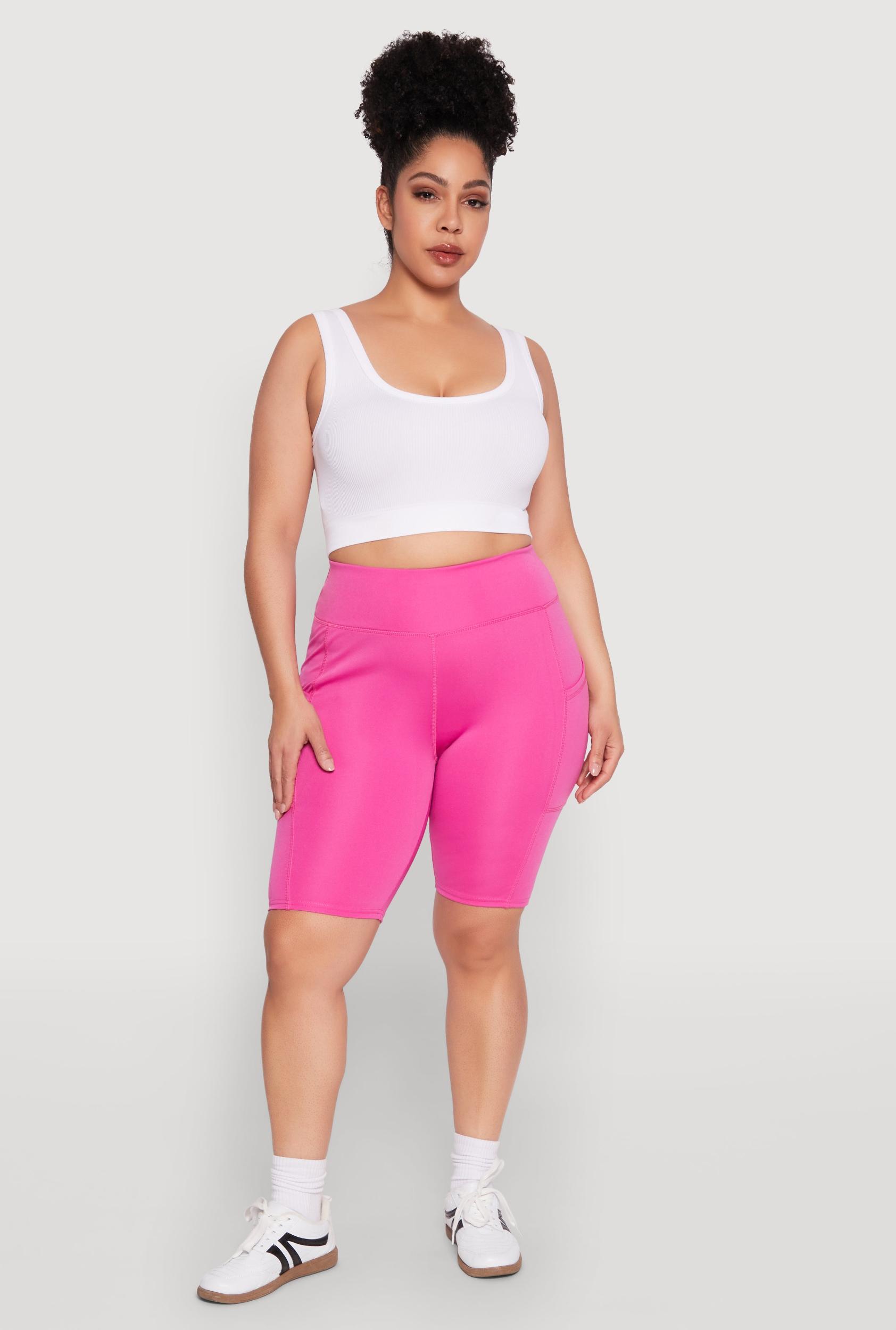 Womens Plus Size Spandex Biker Shorts Product Image