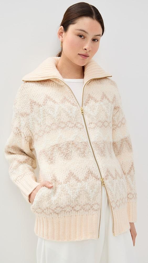 Varley Brooke Fair Isle Knit Jacket | Shopbop Product Image