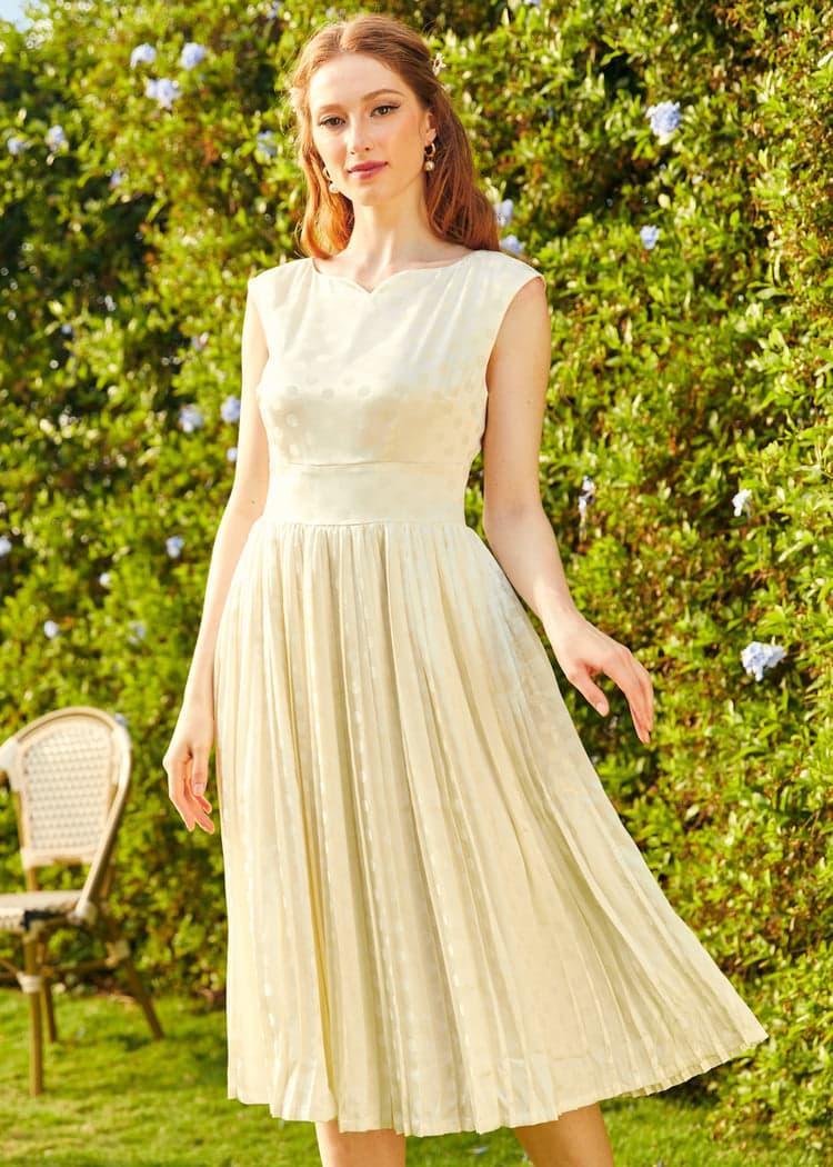 Always In My Dots Fit and Flare Dress Product Image