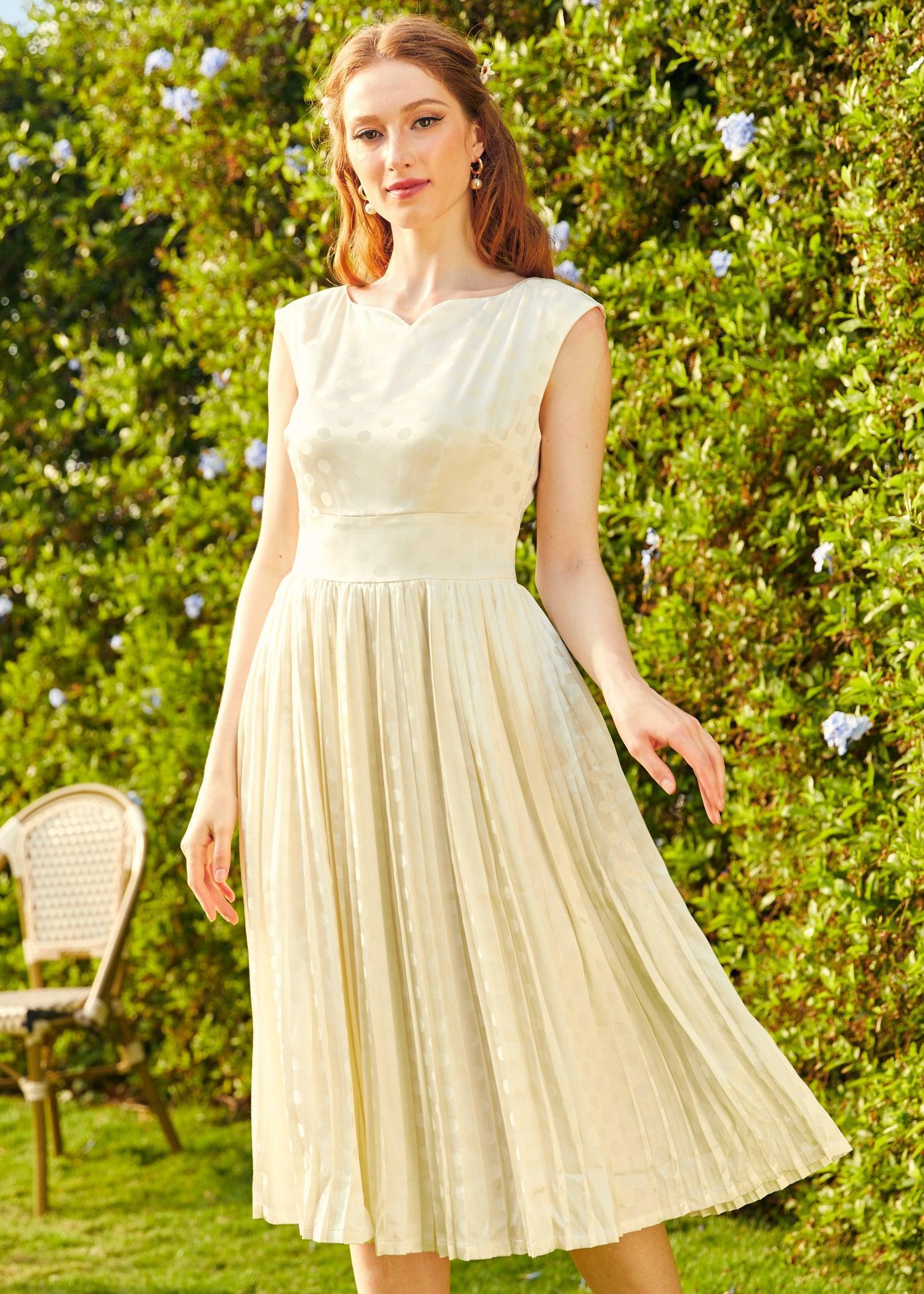 Always In My Dots Fit and Flare Dress Product Image