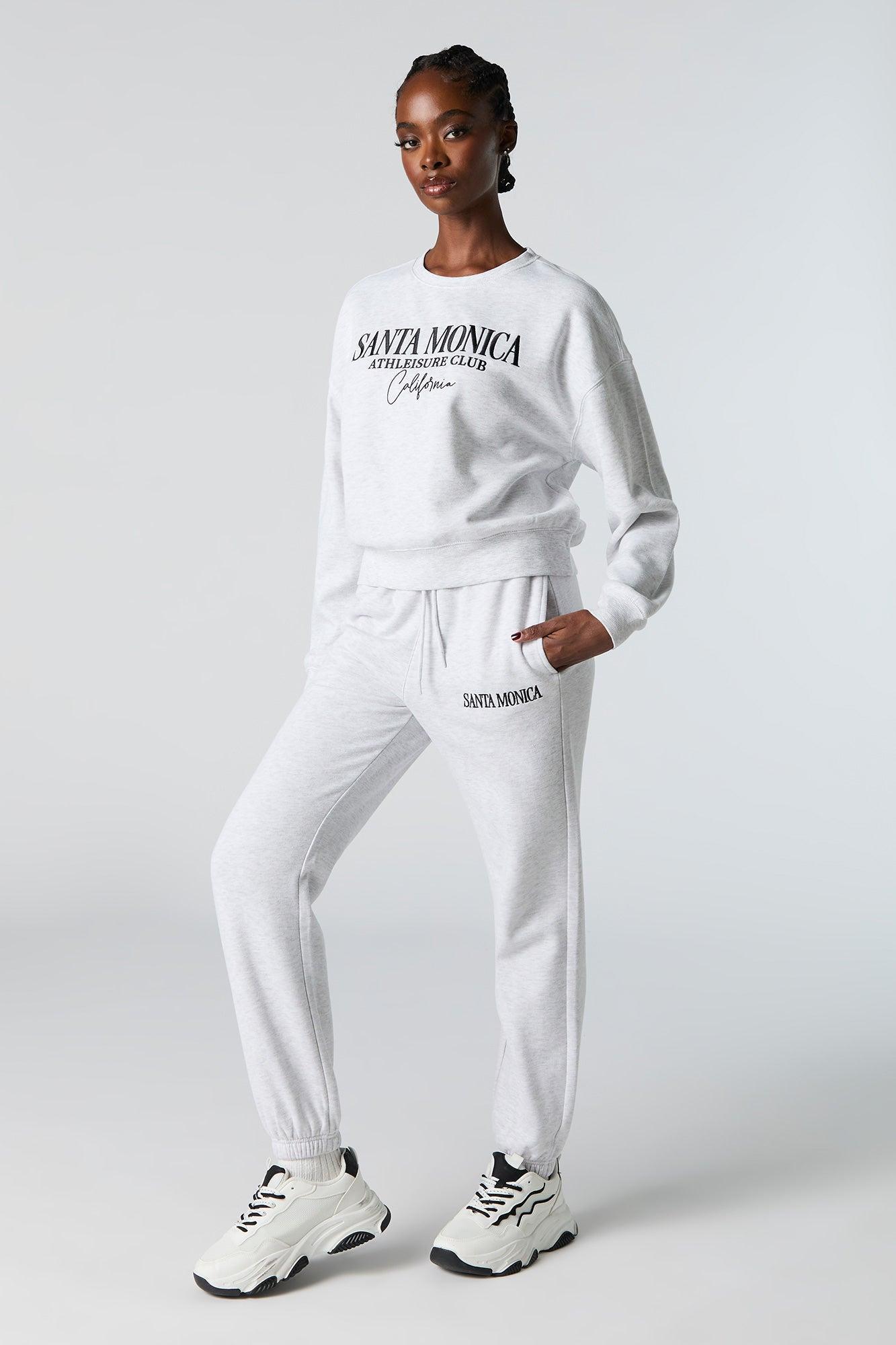 Destination Embroidered Fleece Jogger Female Product Image