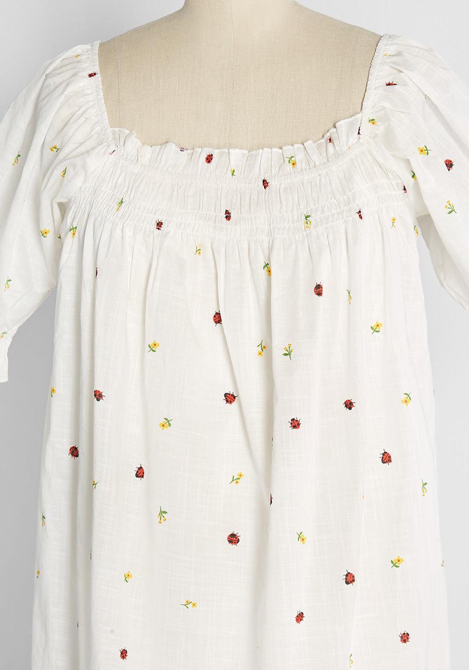 Summertime Garden Stories Smocked Mini Dress Product Image