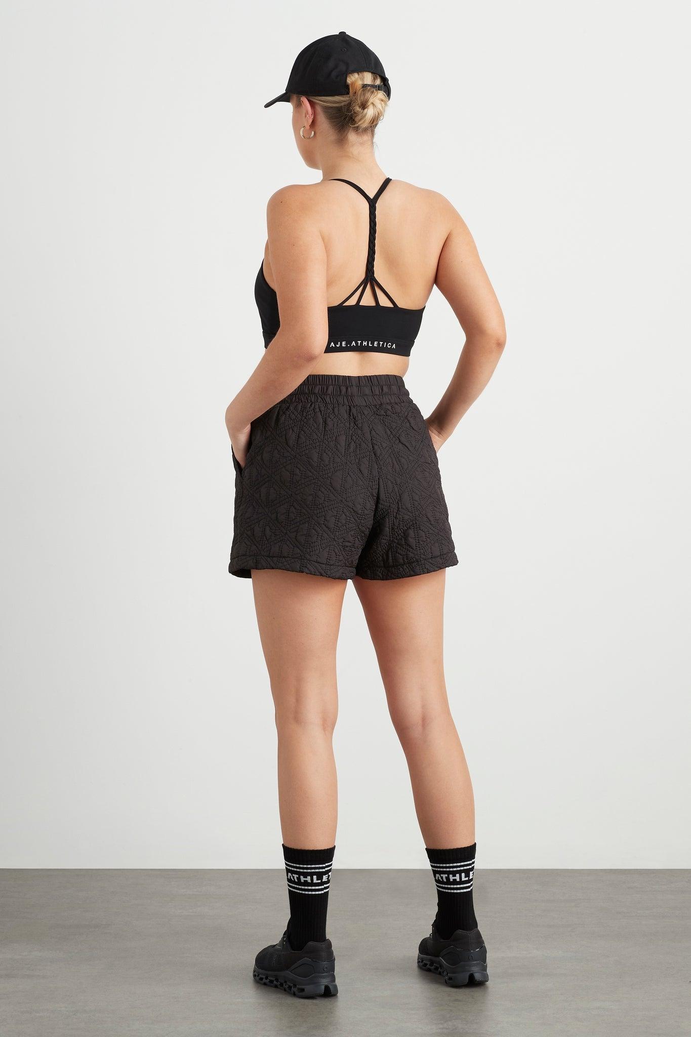 Quilted Logo Spray Shorts 623 Product Image
