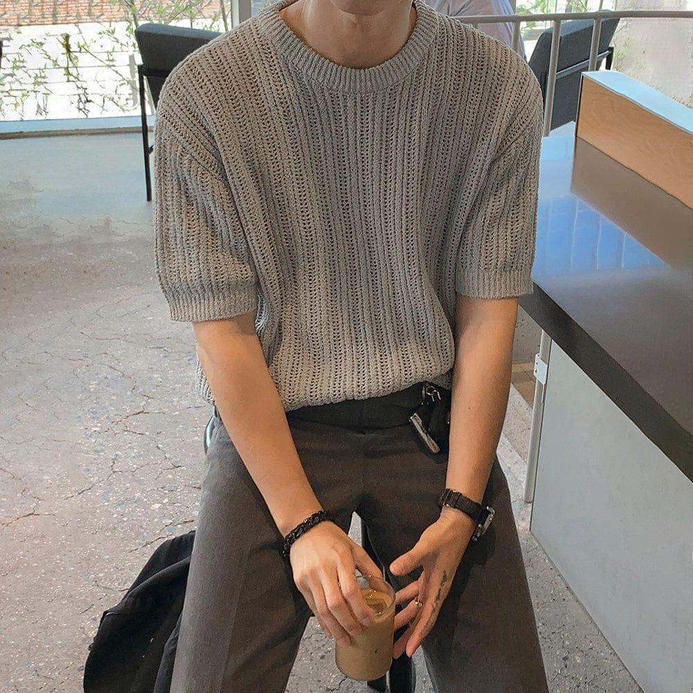 RT No. 11514 KNIT HOLLOW SHORT SLEEVE Product Image