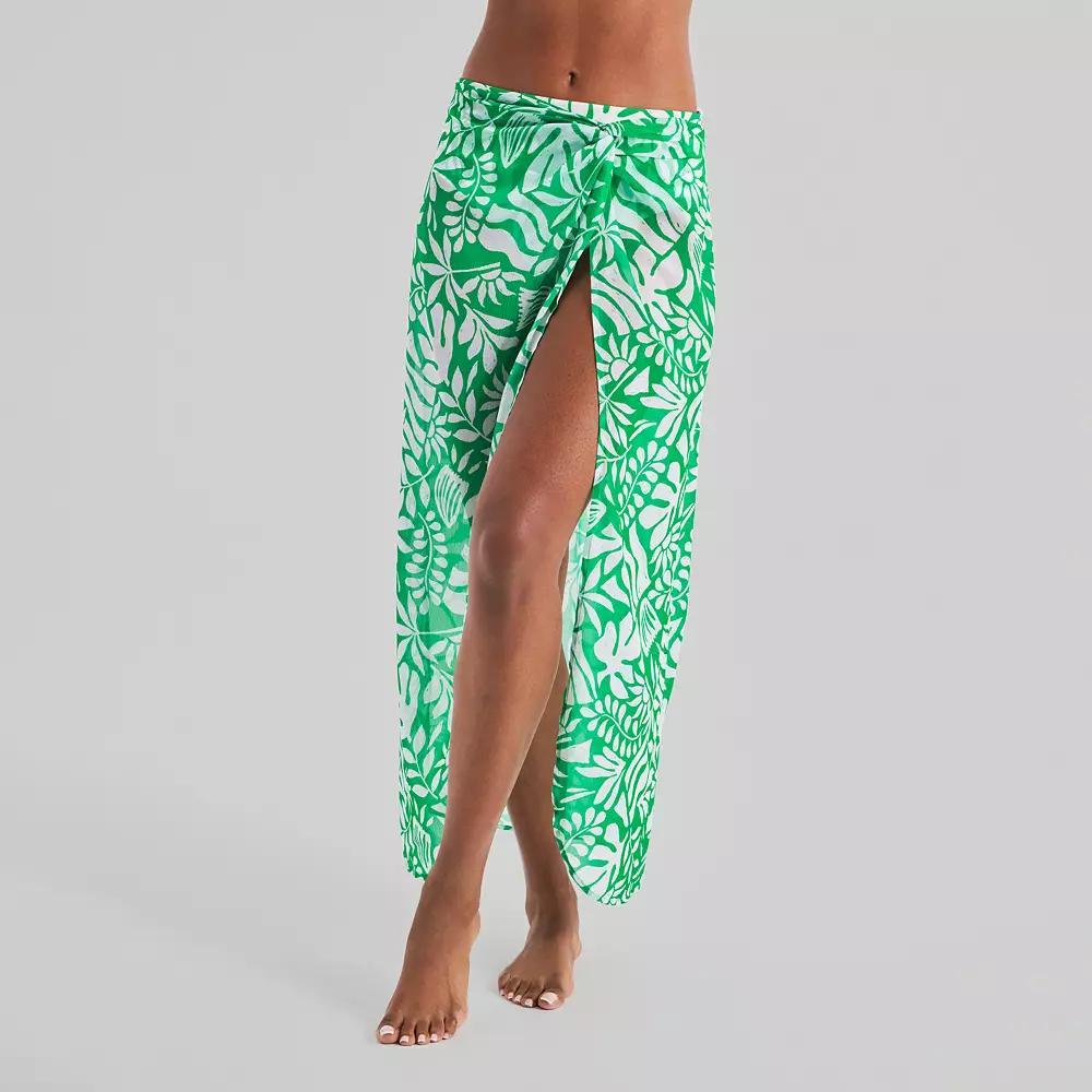 Women's Freshwater Long Twist Pareo Swim Cover-Up, Size: Medium, Bella Vita Product Image